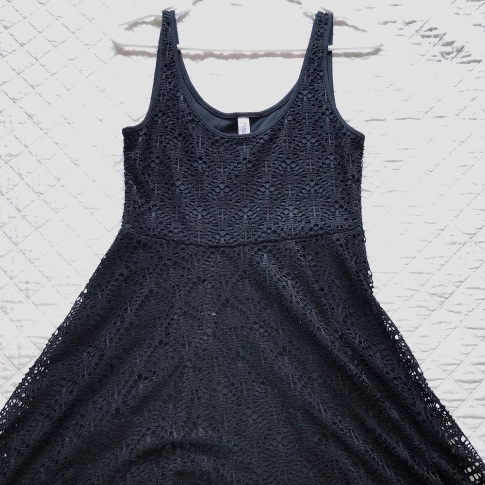 Black skater dress